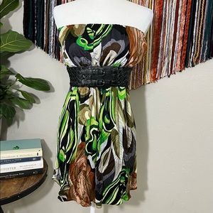 cute strapless summer dress